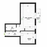 Apartament Studio Tip 4 - Bloc 1 - Green Park Apartments - Apartamente moderne și eficiente de vânzare în Arad - Suprafață utilă totală - 53.85 mp